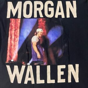 Black Morgan Wallen Graphic T-Shirt